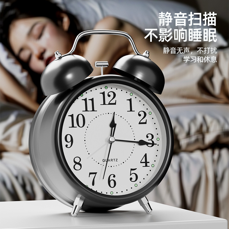 Alarm clock student-specific wake-up artifact strong wake-up smart 2024 new clock small timer cross-border