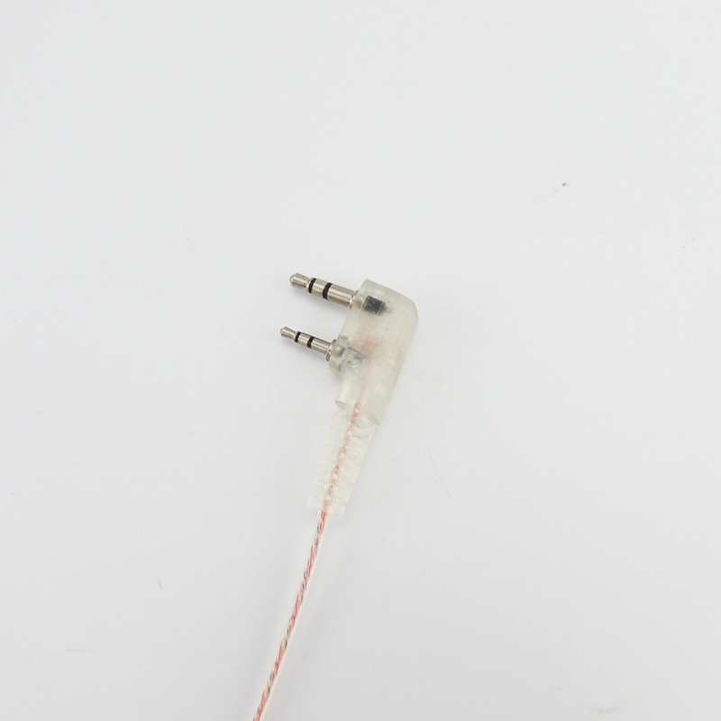 Transparent curve walkie-talkie earphone cable Intercom telephone universal high-end ear-mounted anti-pull headset baofeng 5R