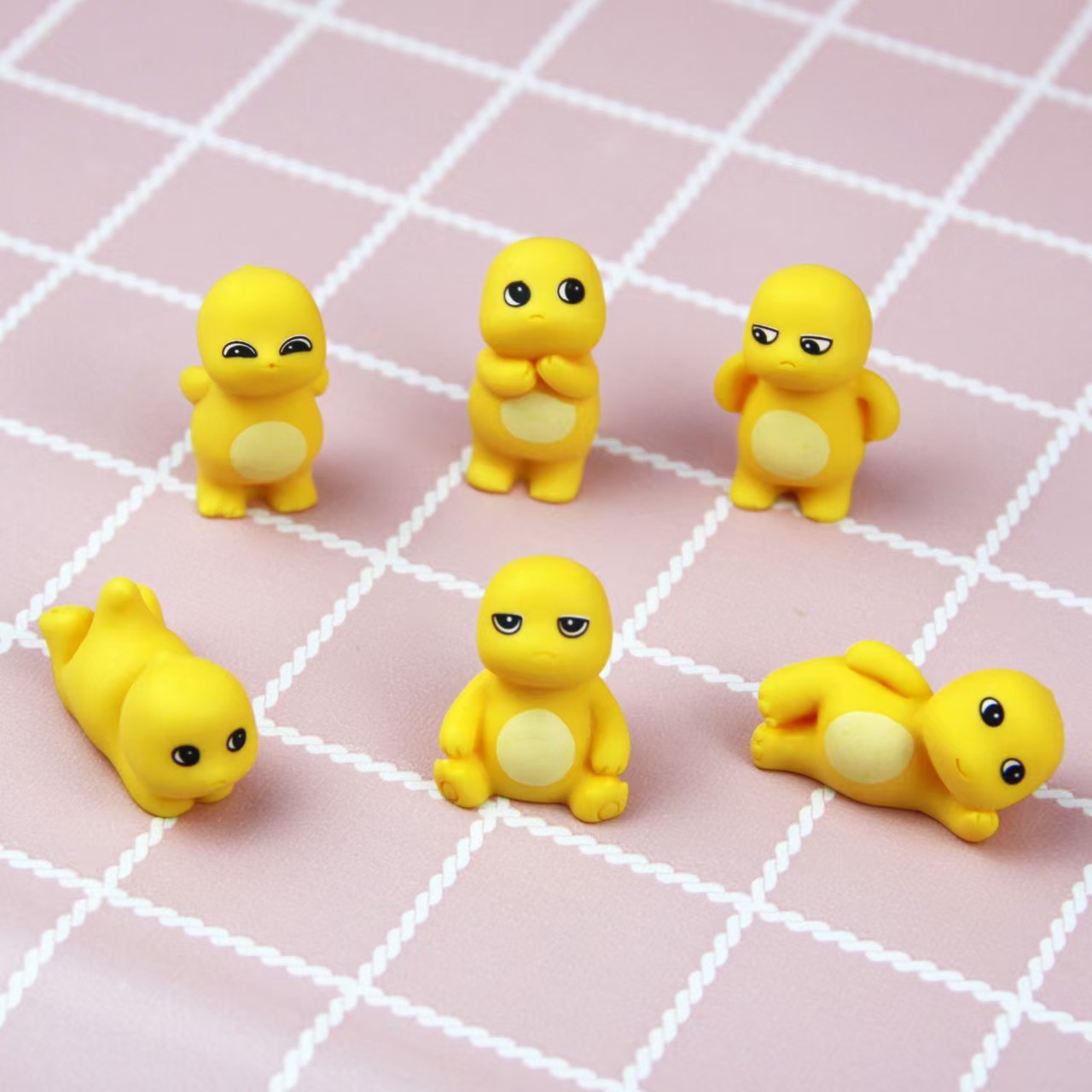 Мультяшные трехмерные фигурки маленького молочного дракона, украшения для центральной консоли автомобиля, игрушки для детей