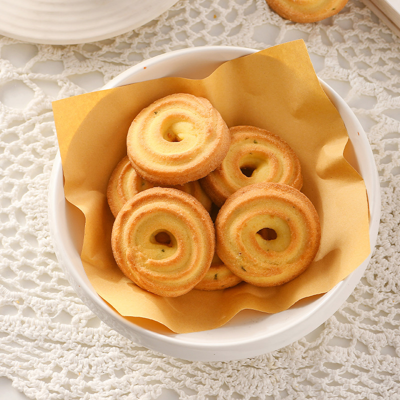 Butter Savory Cookies Snacks Bulk Wholesale 250g Shanghai Xinmai Factory Onion Flavor Savory Taste
