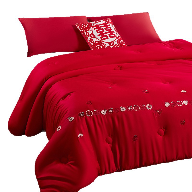 Winter Wedding Warm Quilt, Wedding Dowry Quilt Core, Goose down Cotton Quilt, Non-Shedding Cotton, Newlywed Gift, Three-Dimensional Wedding Quilt