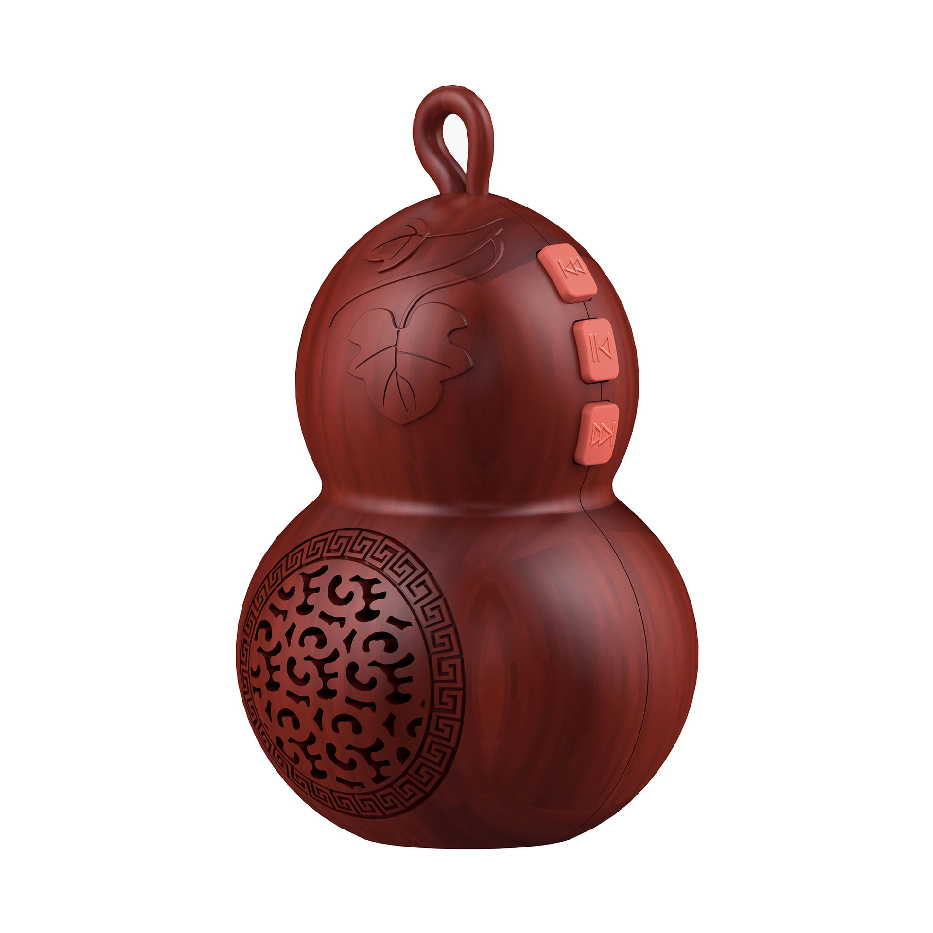 Home Classical High-End Gourd Player Mini Hanging Neck Bluetooth Music Machine Portable Card Speaker Charging Cycle