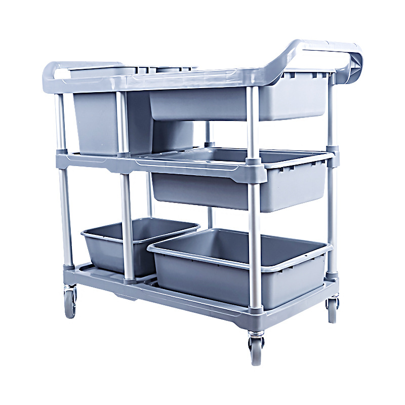 Hotel restaurant dining car thickened plastic multi-functional restaurant restaurant tableware dining car commercial Bowl car wholesale