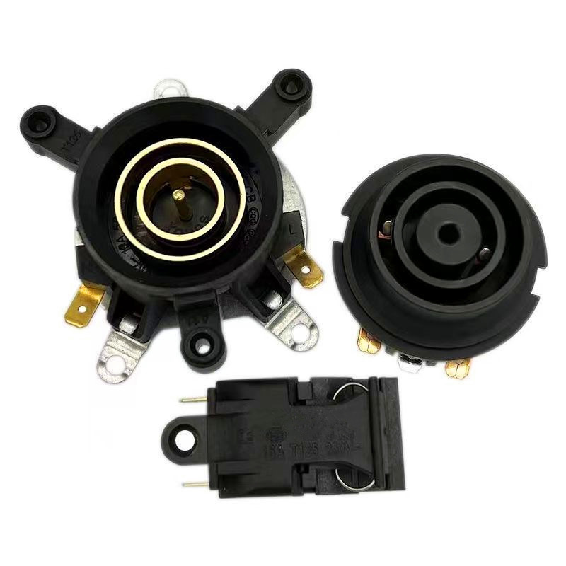 Quick electric kettle accessories electric kettle base switch connection coupler socket with switch three-piece repair