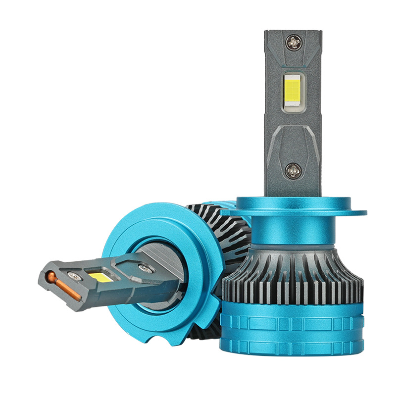 New Copper Tube Car Led Headlight Cross Motorcycle Bulb Modification H4 Car Headlight Super Bright Fog Light High Beam Cannon