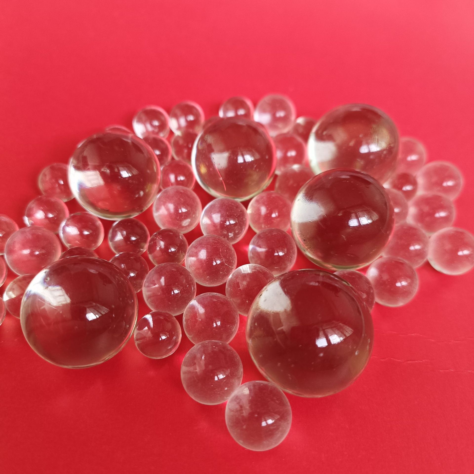 Прозрачные стеклянные бусины 14мм, 16мм, 22мм, 25мм, 30мм, твердые прозрачные стеклянные бусины, экспериментальные стеклянные бусины