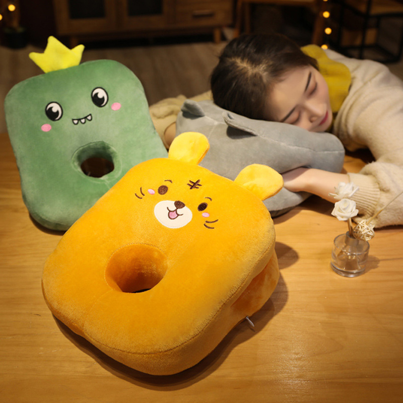 Подушка для сна Cross-border Explosions, летняя подушка из шелка для офиса, артефакт для обеда для школьников