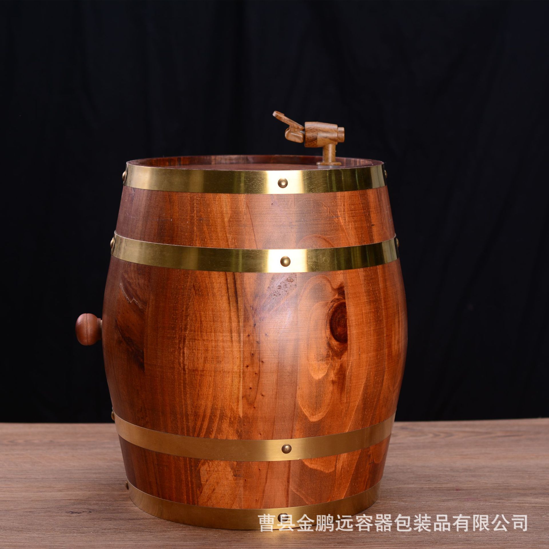 Direct Supply of Oak Barrels for Homemade Wine, Household Stainless Steel Liner, Multiple Specifications for Red Wine and Beer Brewing Barrels
