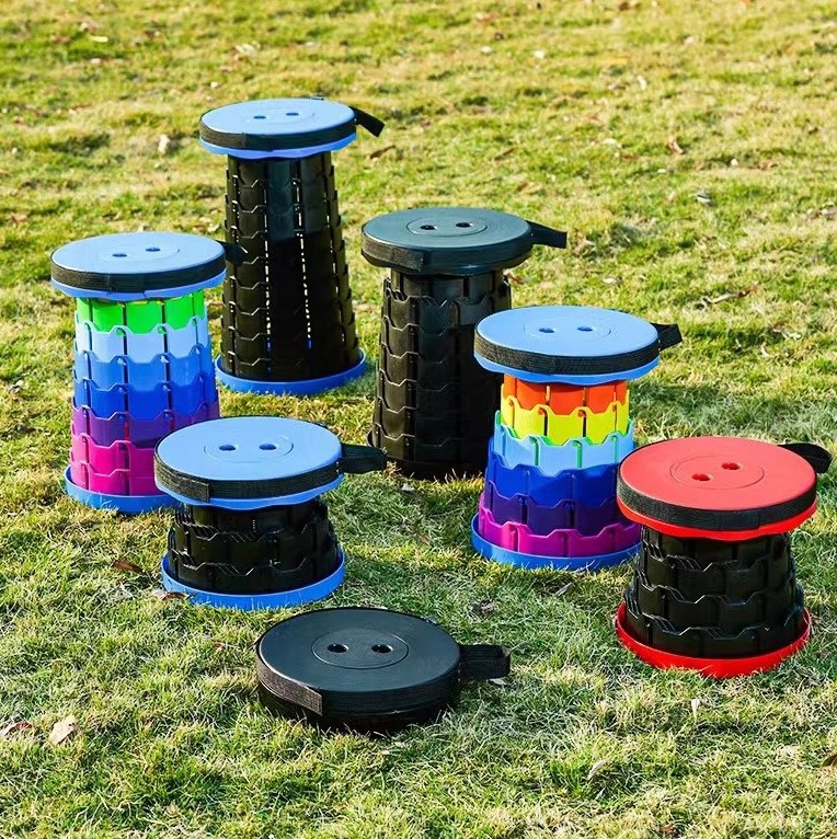 Складной стул для улицы, портативный телескопический стул, ультралегкий стул, маленькая скамейка для кемпинга