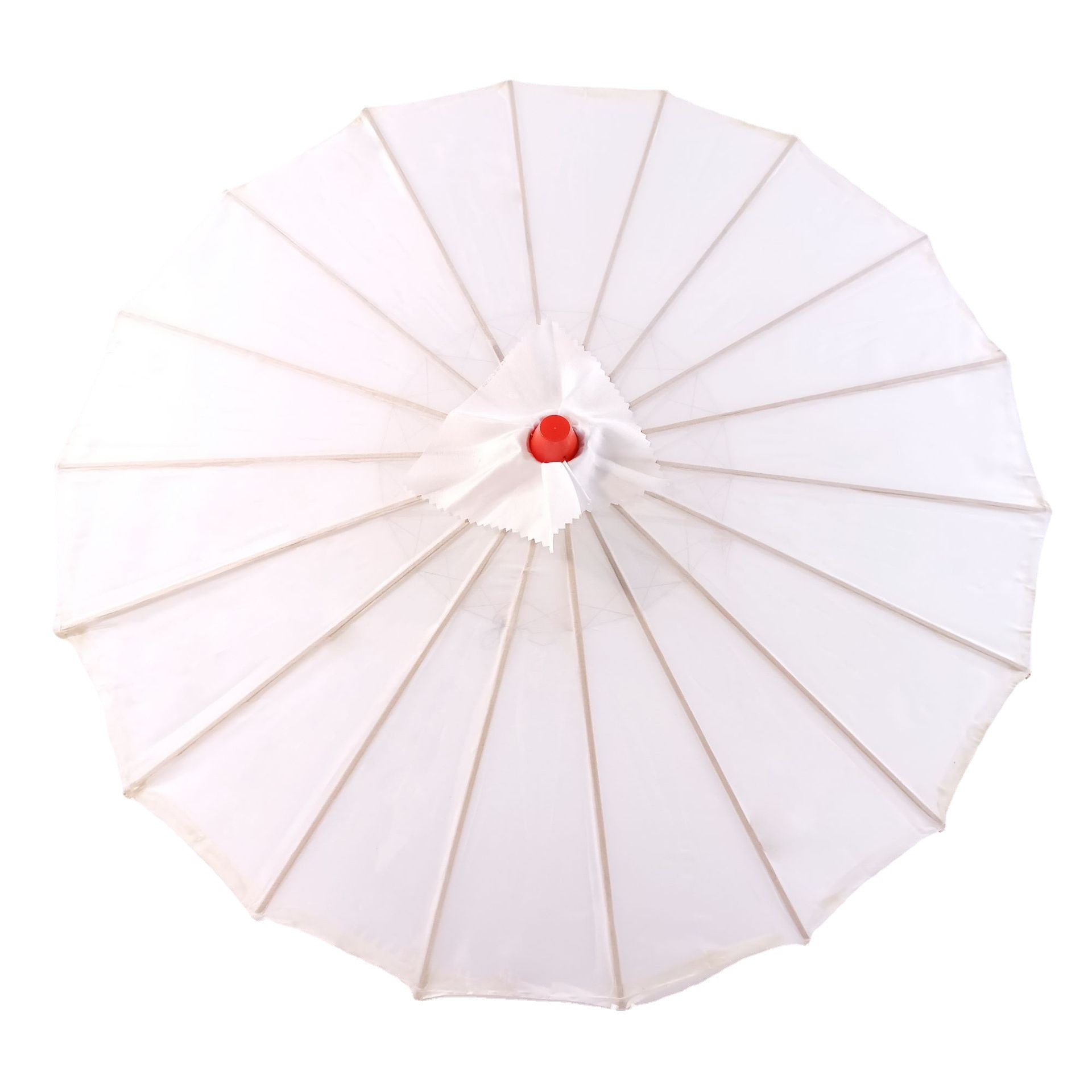 Solid color flowerless silk umbrella diy students do painting large diameter 82cm size rainproof sunscreen fabric