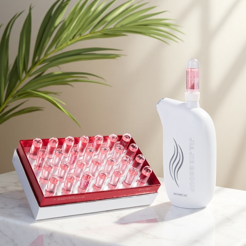 Home Anti-Wrinkle Skin Care Kit for Women, Salmon Water Light Kinetic Energy Liquid, Facial Moisturizing Anti-Wrinkle Firming Essence