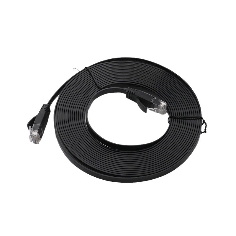 Flat Cat6E Computer Network Cable Flat Jumper Category 6 Network Cable Category 6 Super Network Router Cable