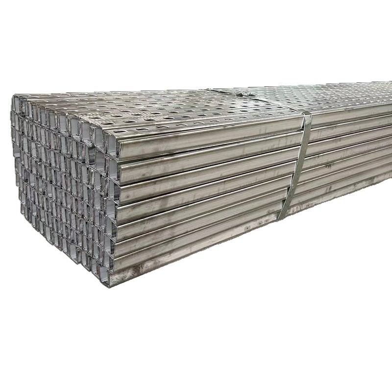 Hongyi Equal-Sided Galvanized Angle Steel Thickeneded National Standard Q235 Universal Angle Iron Can Be Customized with Double-Sided Punching Shelf Flower Angle Steel