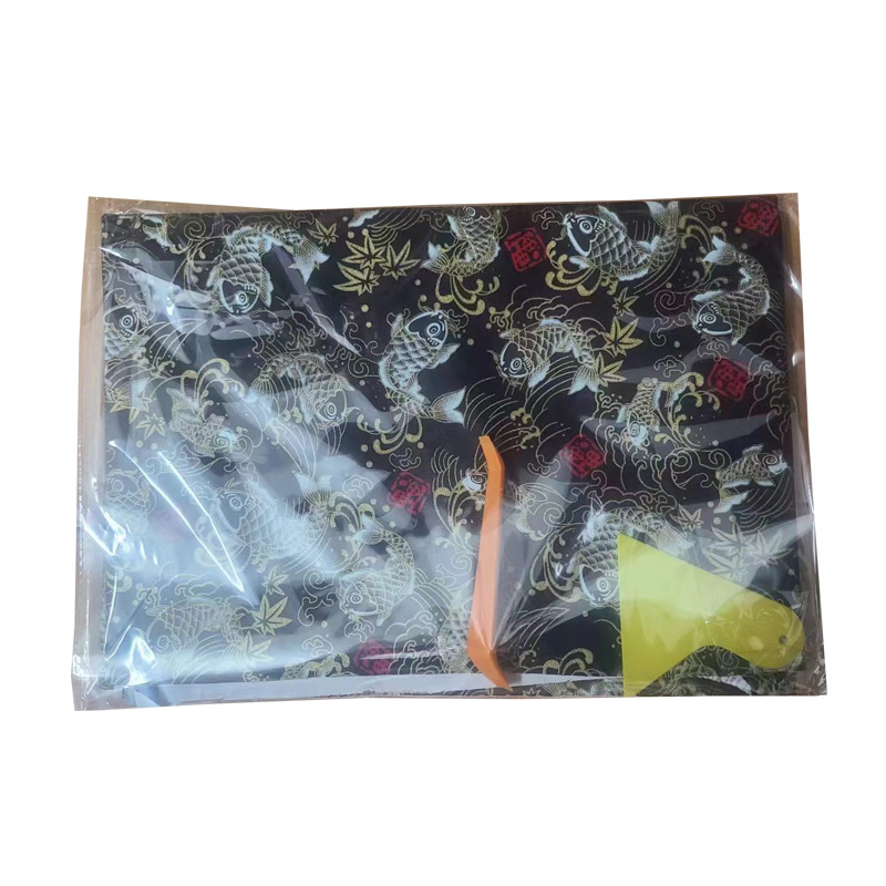 Car interior self-adhesive cloth adhesive embroidery national fashion car stickers interior modification jdm style abc column gilding Garland