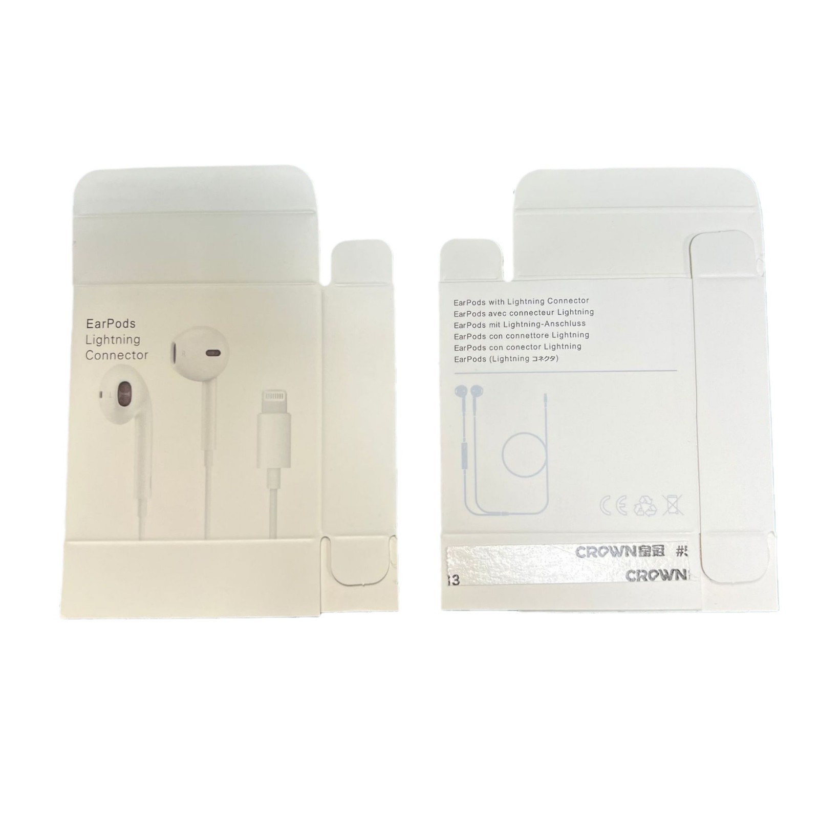 Apple Earphone Unisex Packaging Box Suitable for Apple Lightning Interface Earphone Foldableing Packaging Box
