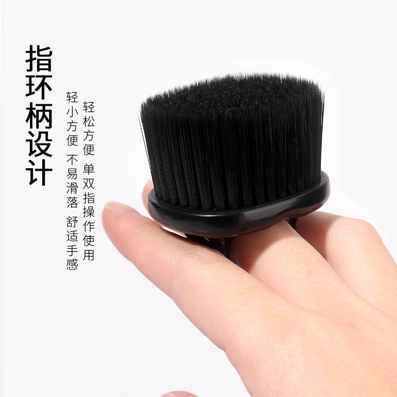 Wholesale Comb and Brush Set Beard Cleaning Men's Hairdressing Brush Foam Brush Beard Sideburns Brush Barber Sweep Hair Salon Broken Hair