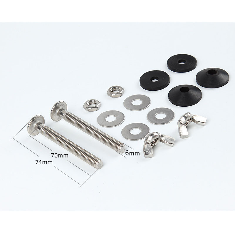 Toilet Tank Mounting Screw Set, Toilet Tank Sealing Mounting Screw Accessories, Direct Supply from Manufacturer, Upgraded Version