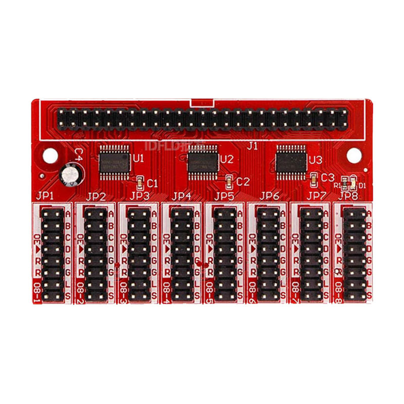 Rolling Digital Billboard Indoor Monochrome led Display Control Card Adapter Board 10 Sets HUB08-256 Interface