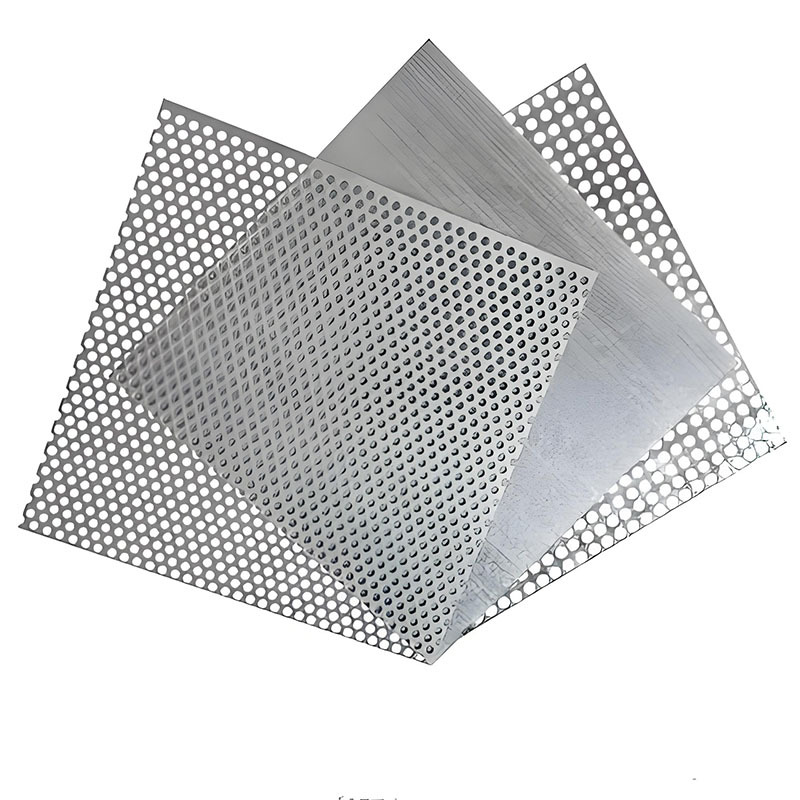 Spot Stainless Steel Perforated Mesh Perforated Board Curtain Wall Decoration Sound-Absorbing Insulation Board Round Hole Metal Sound Barrier Variety