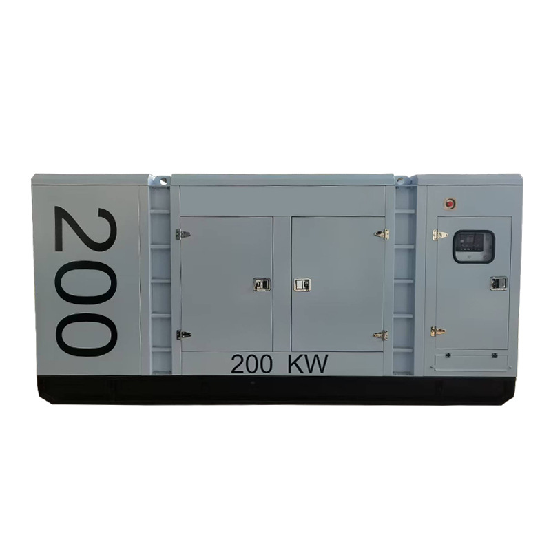 Gas Generator Heavy-Duty 200Kw Natural Gas Silent Box Generator Set 110/220/380V Three-Phase Four-Electricity