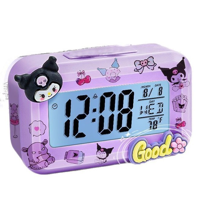 2024 new children girl timer alarm clock self-discipline learning student special artifact intelligent electronic alarm clock