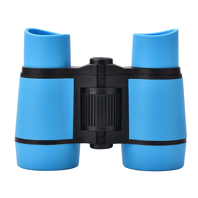 4X30 Kidsren's Telescope Colorful Rubber Handle Anti-Slip Toy Binoculars Cross-Border Supply