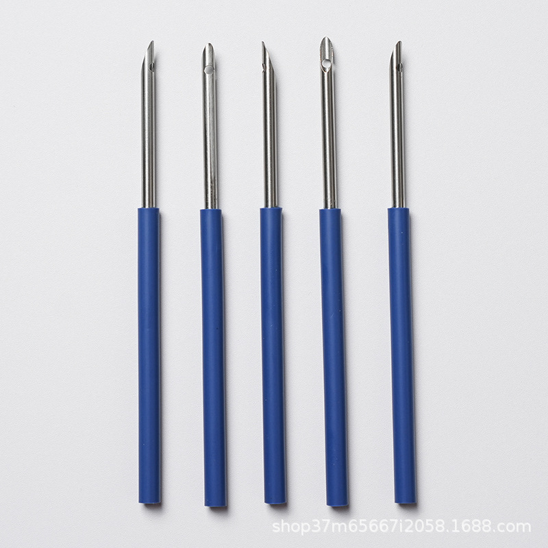 Russian Punch Needle 3.5mm Punch Needle Rubber Non-Slip Punch Pen DIY Craft Tool Simple Model