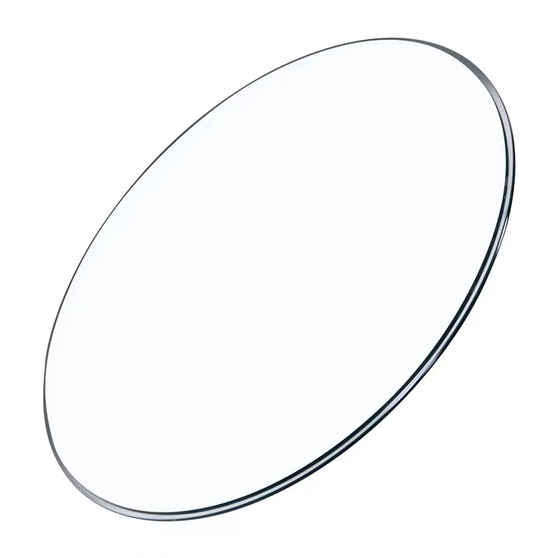 Round Tempered Glass Desktop Home Dining Table Large Round Table Rectangular Coffee Table Transparent Glass Countertop