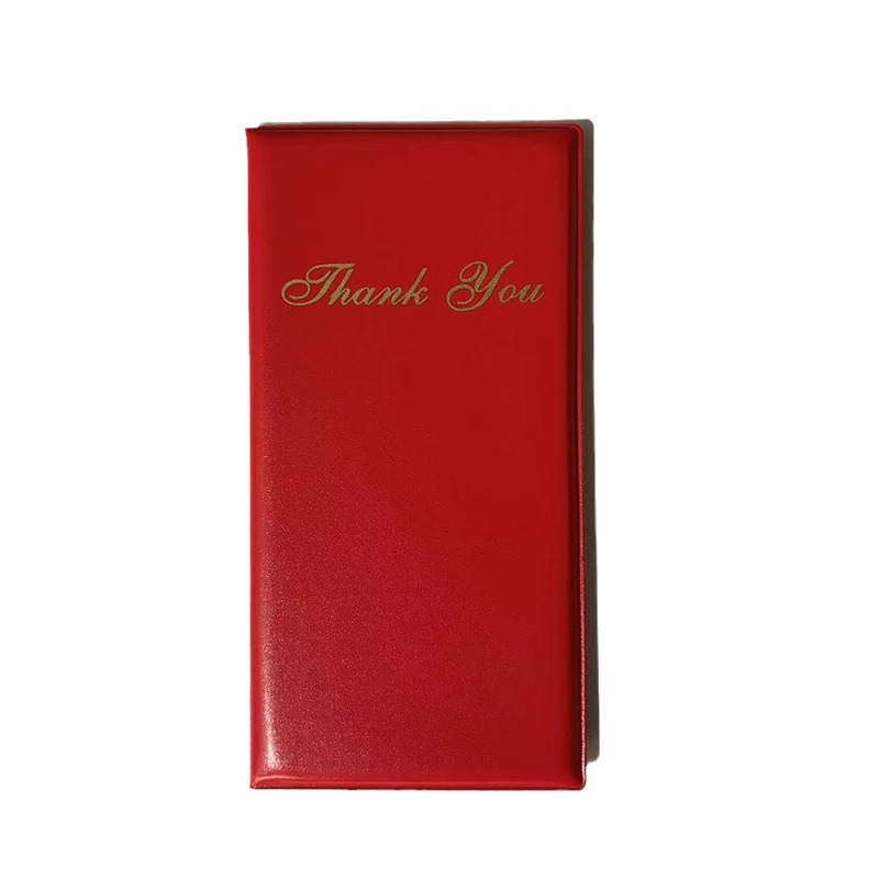 PVC Meal Ticket Clip Customized PU Leather Bills Clip Single Clip American Hotel Restaurant Menu Clip Coffee Shop Cash Register Clip