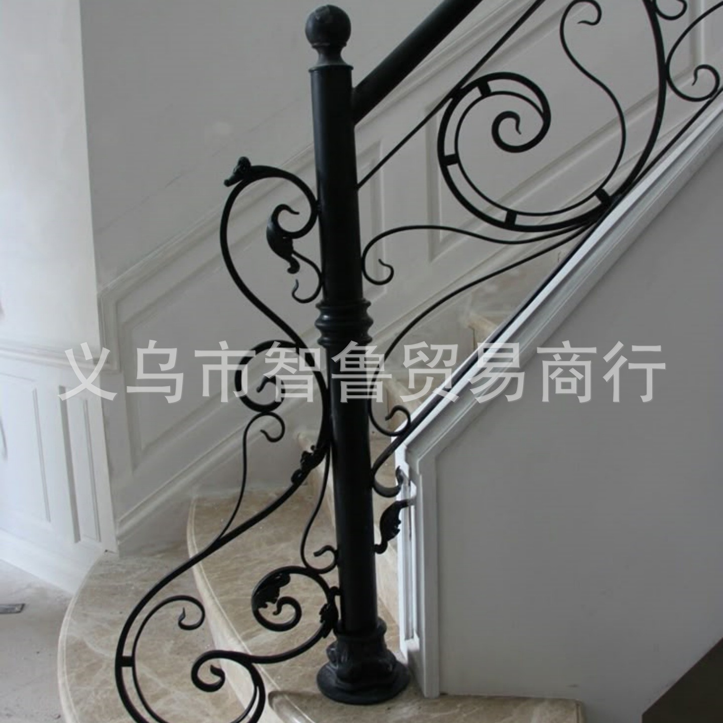 Кованные железные перила лестницы, ограждения, изоляционные перила для эркеров, внутренние железные ограждения, современные простые ограждения