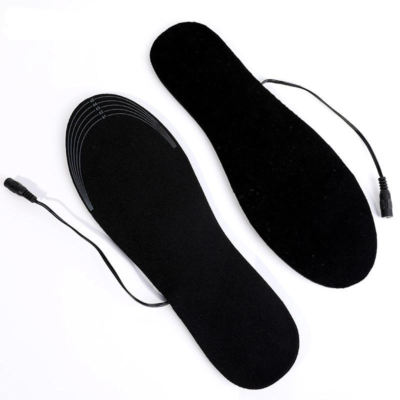 Factory wholesale electric heating insole USB heating insole foot warmer charging heating washable can be cut
