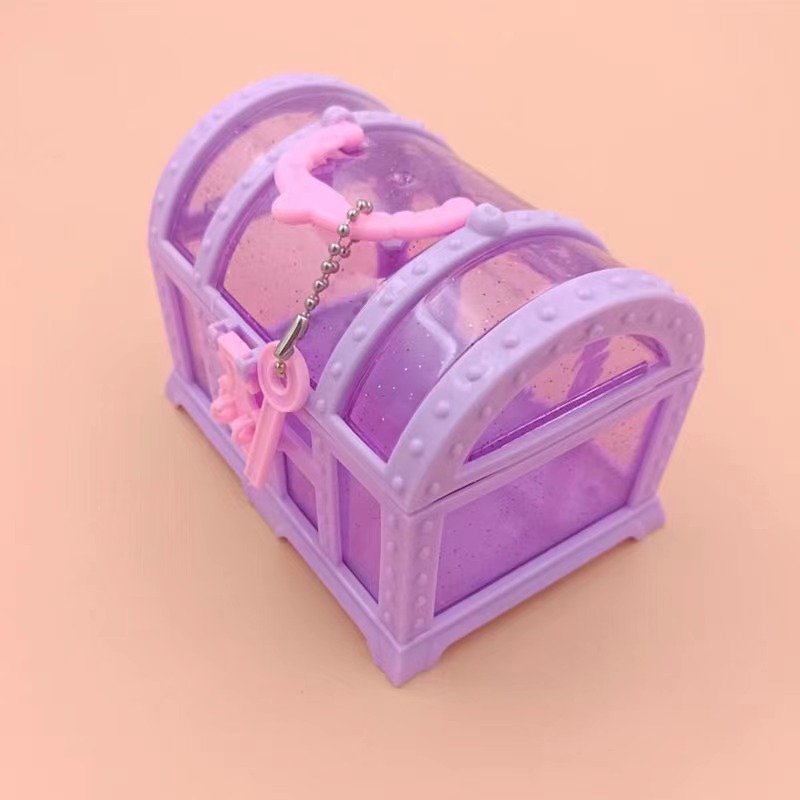Прозрачная искусственная коробка для хранения, розовая, упаковка для украшений, оптовая продажа