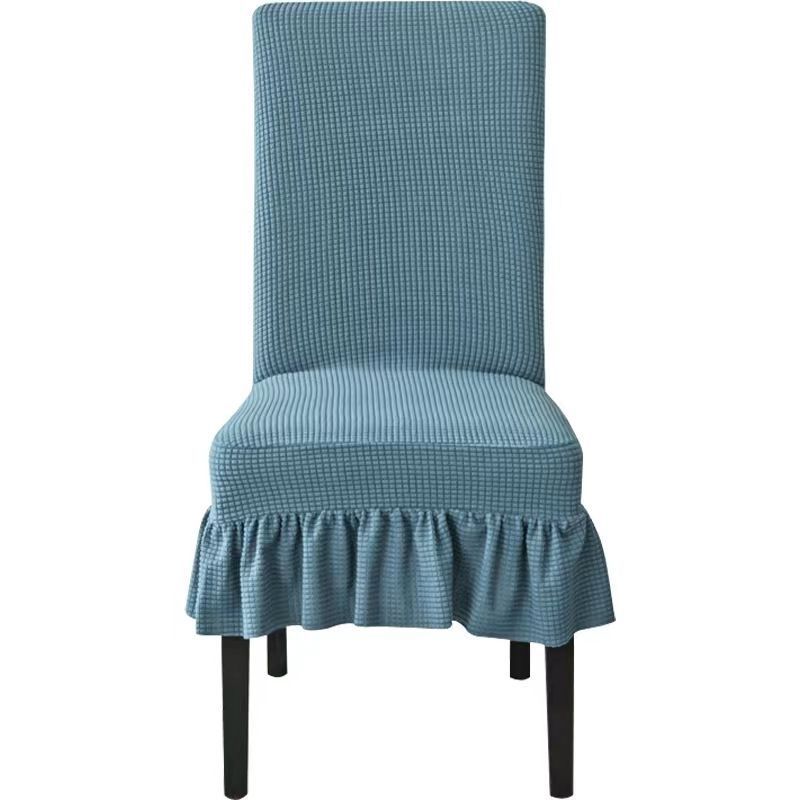 Wholesale Four Seasons Universal Hotel Chair Cover Skirt Chair Cover Universal Stretch Thickened Dining Table Chair Cover Household Seat Cover