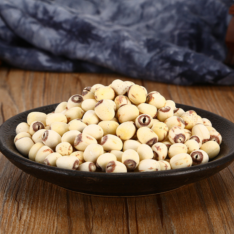 Small lotus seed with core white lotus 500g bulk white lotus seed wholesale dermabrasion sulfur-free dry goods origin wholesale postage
