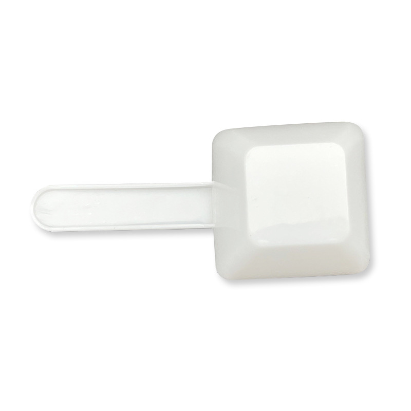 Plastic Square Spoon, Small Spoon, Explosive Salt Spoon, Powder Spoon, Plastic Square Bottom Disposable Spoon, Wholesale in Stock