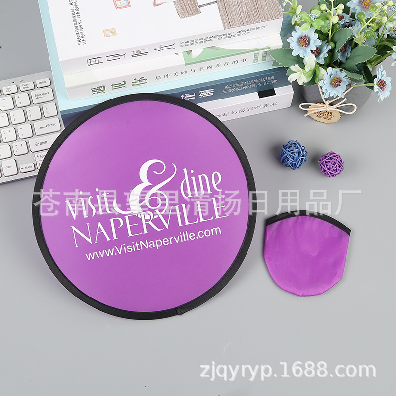 Folding Fan Frisbee Group Fan Folding Frisbee Fan Advertising T-shaped Fan Hoist Fan Mini Banana Fan