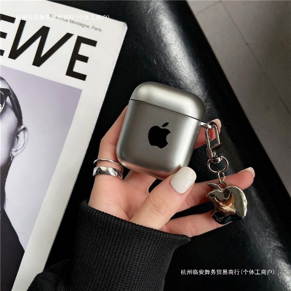 //Apple Matte Silver Bluetooth Headset Protective Case Soft Third Generation Anti-Fall Cover