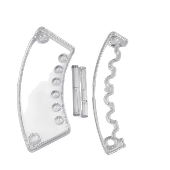 Transparent Plastic Pen Holder Eyeliner Eyebrow Pencil Makeup Display Stand Ballpoint Pen Stationery Fan Display Stand Manufacturer Wholesale