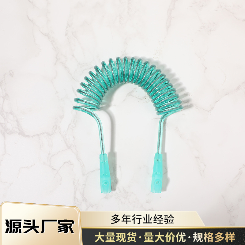 Supply of Children's Traction Ropes, Baby Multi-Color Optional Spring Ropes, Steel Wire Retractable Surfing Accessories in Various Specifications