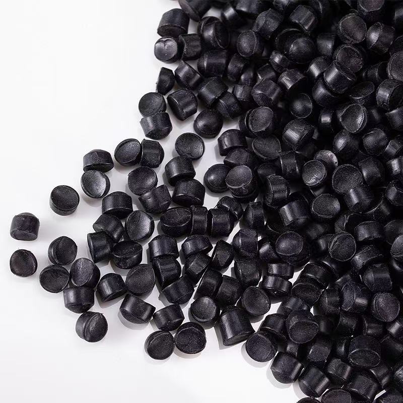 Pvc Recycled Plastic Particles Black Pvc Recycled Material Polyvinyl Chloride Plastic Pvc45P Environmentally Friendly Recycling
