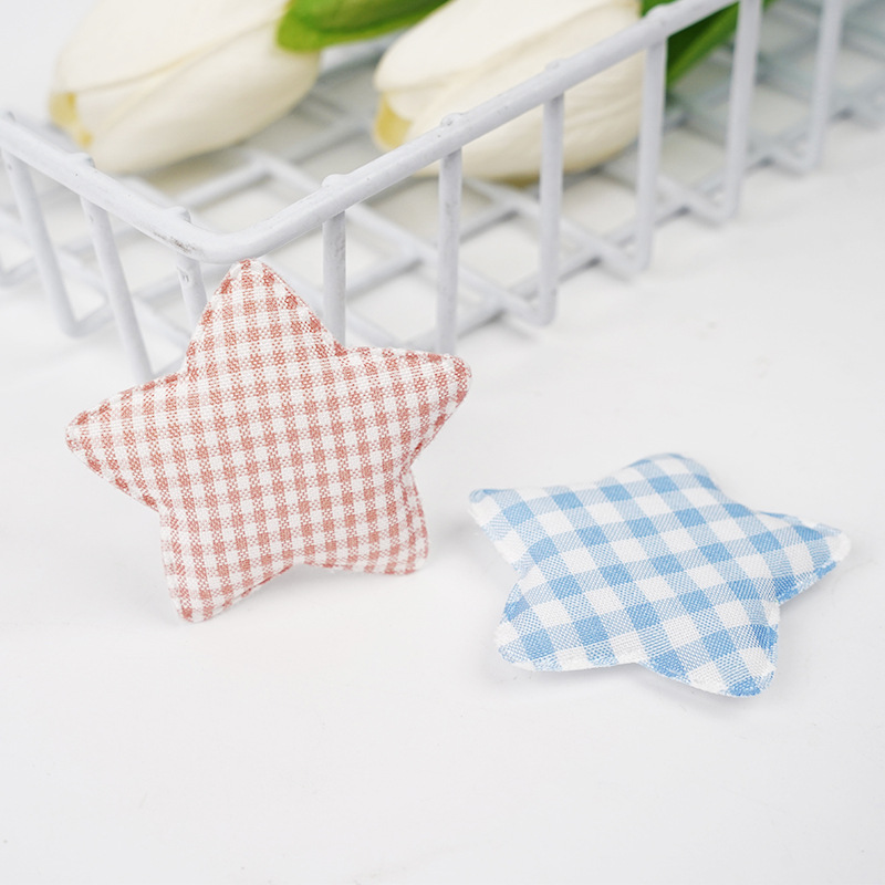 Creative Star Accessories New Fabric Plaid DIY Handmade Jewelry Accessories Kidsren's Toys Doll Clothing Accessories