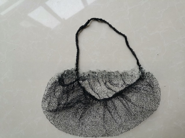 Disposable Nylon Mesh Beard Sleeve Blue Breathable White Brown Black Single Rib Headwear Ear-Hanging Beard Sleeve