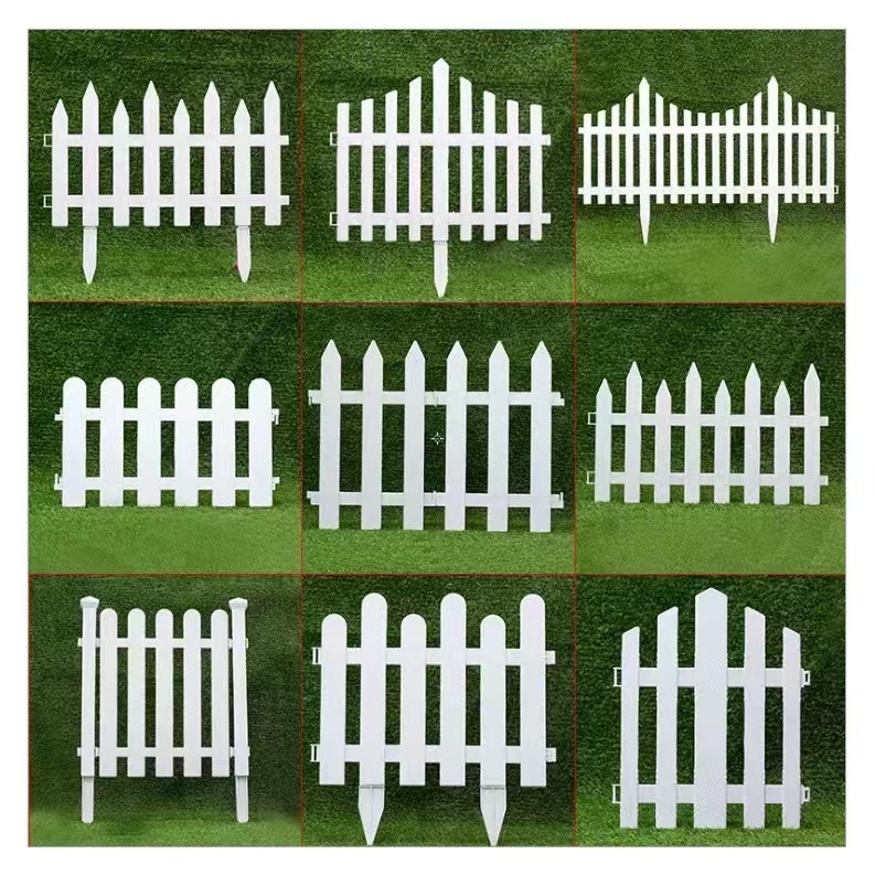 Plastic Fence Garden Vegetable Garden Decorative Fence Outdoor Community Villa Courtyard Fence Beautiful Rural Decorative Guardrail