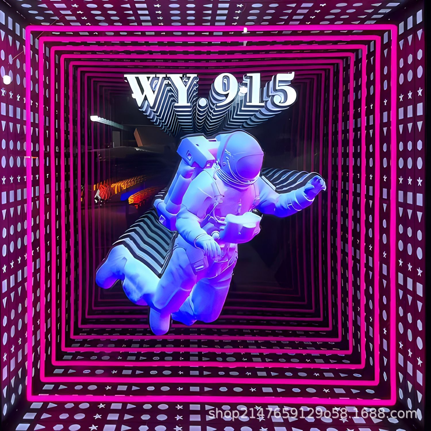 Лампа для пола с эффектом бесконечного зеркала, светильник для баров и кафе