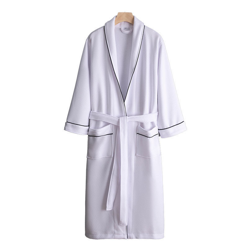 Ato Hotel Same Bathrobe Men's and Women's Adult Nightgown Absorbent Quick-drying Couple's Nightgown Household Bath Towel Bathrobe