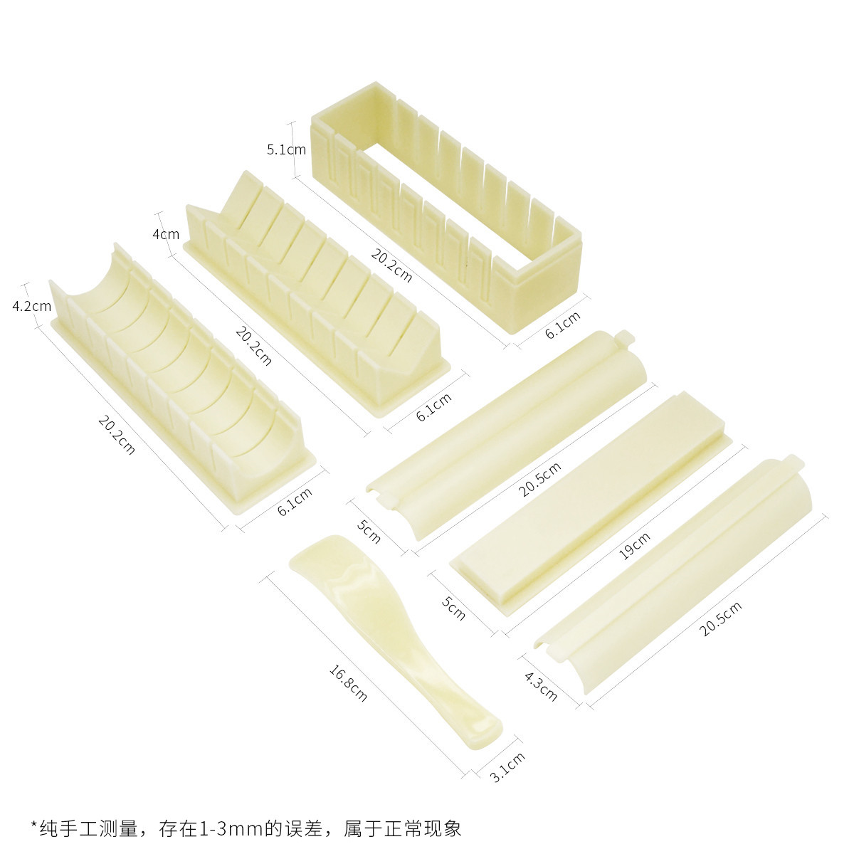 Medium New Sushi Maker Sushi Mold Japanese Sushi Tool Seaweed Rice Ball Making Mold Sushi Set