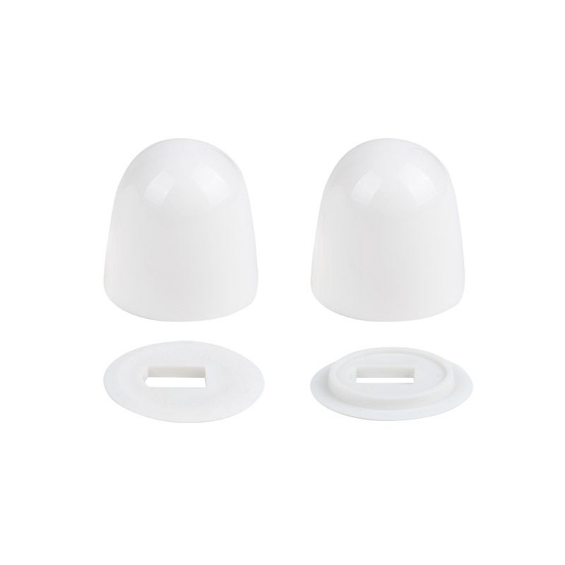 Factory Foot Screw Decorative Cover Bathroom Accessories Pp Plastic Cover Split Toilet Accessories Cross-Border Toilet