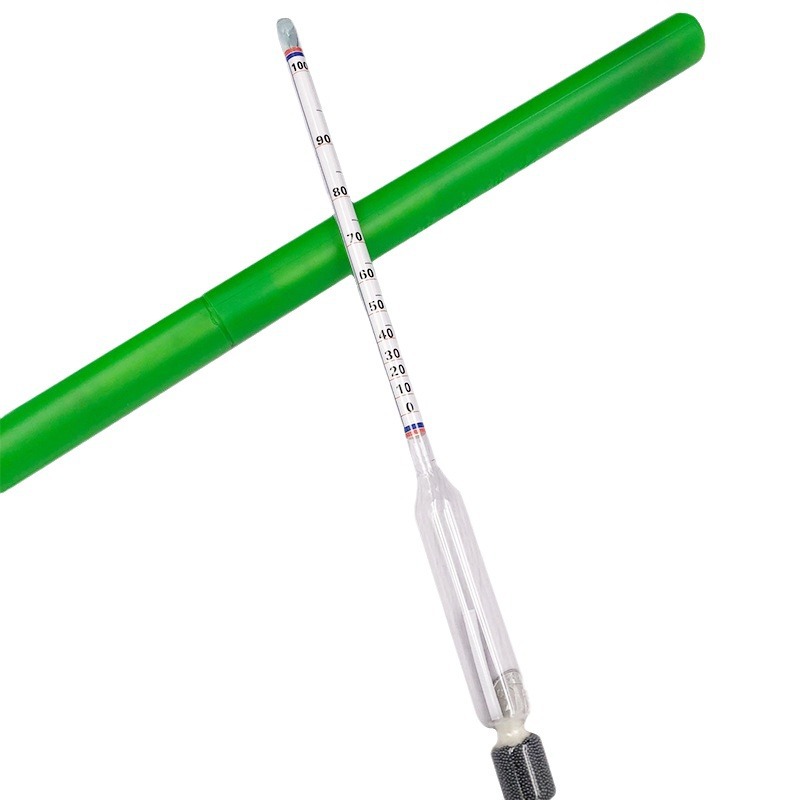 Alcohol Meter Manufacturer 0-70 Degree Alcohol Meter for Wine Making Alcohol Meter Single 0-100 Liquor Test Concentration Meter