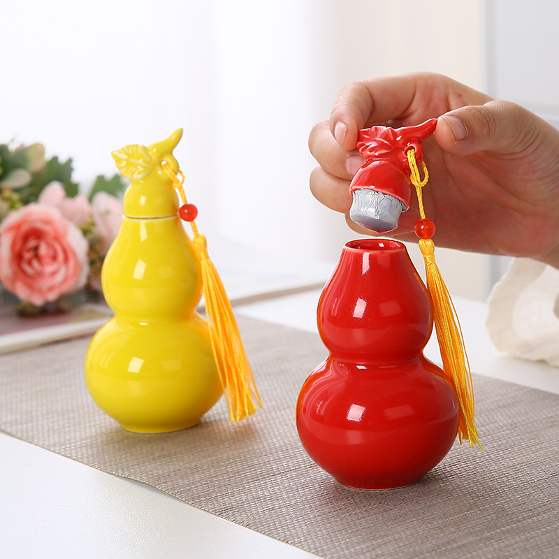 Креативная китайская глиняная банка для лекарств портативная мини банка для порошка керамическая упаковка для сердечных пилюль