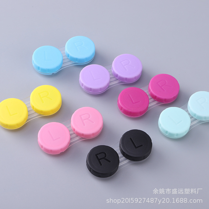 Оптовая коробка для контактных линз, двойная коробка, производитель, оптовая многоцветная коробка для контактных линз, пластиковый материал ПП